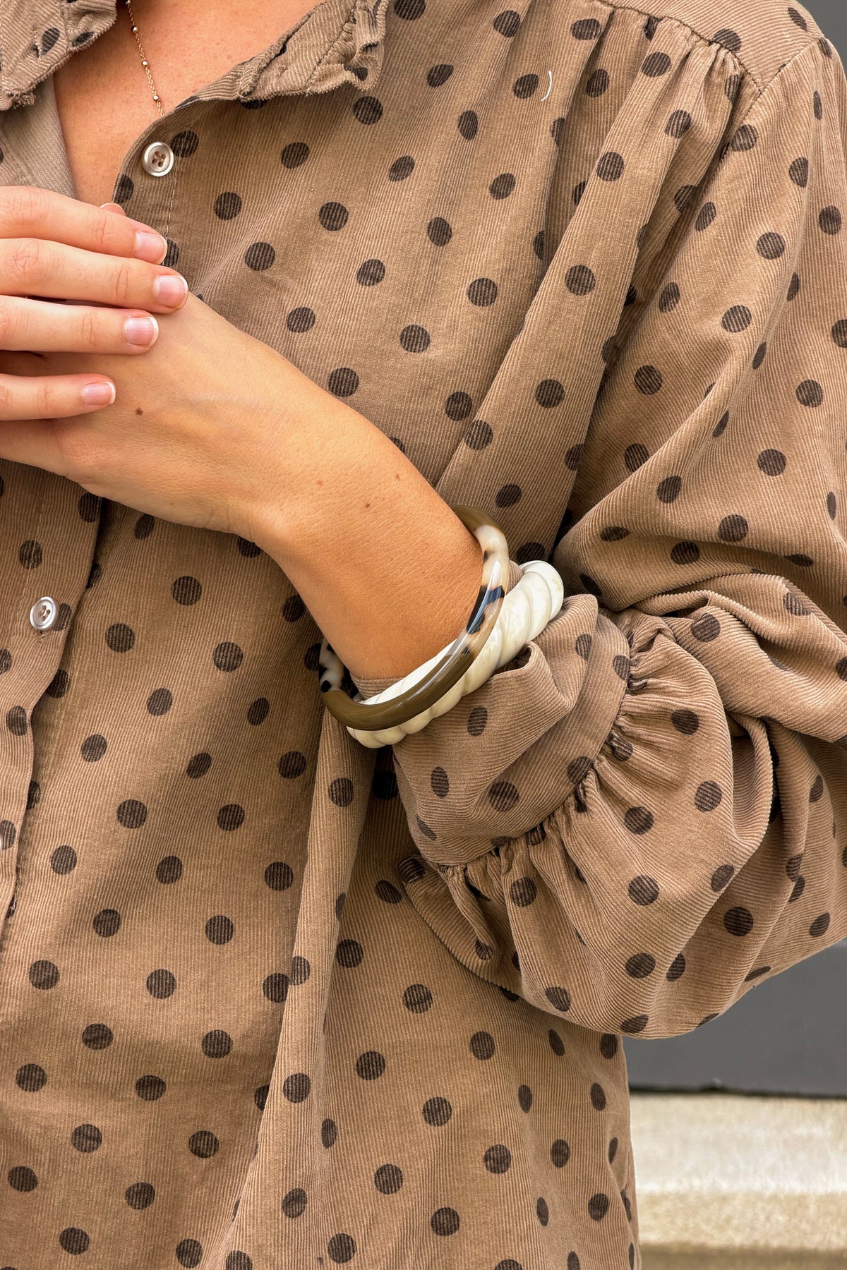 Onyx Marbled Bangle