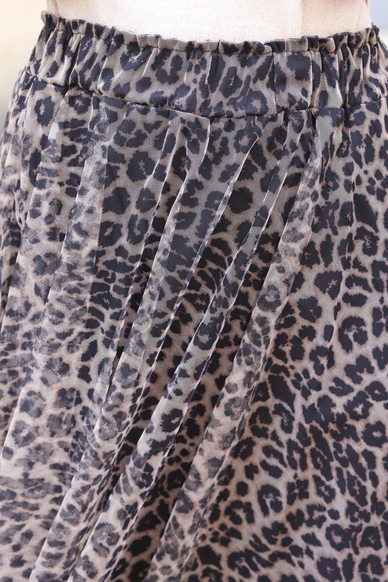 Jupe tulle leopard hot sale