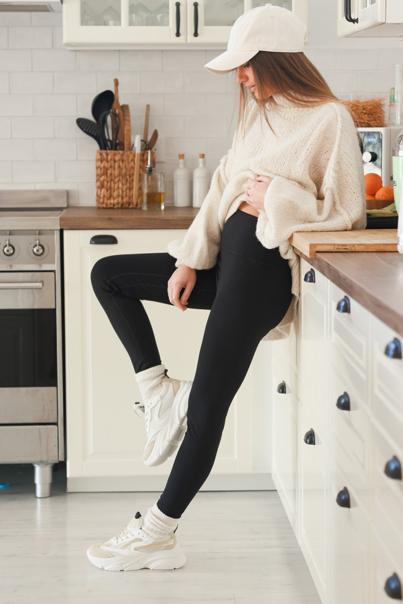 Black Basic Everyday Leggings