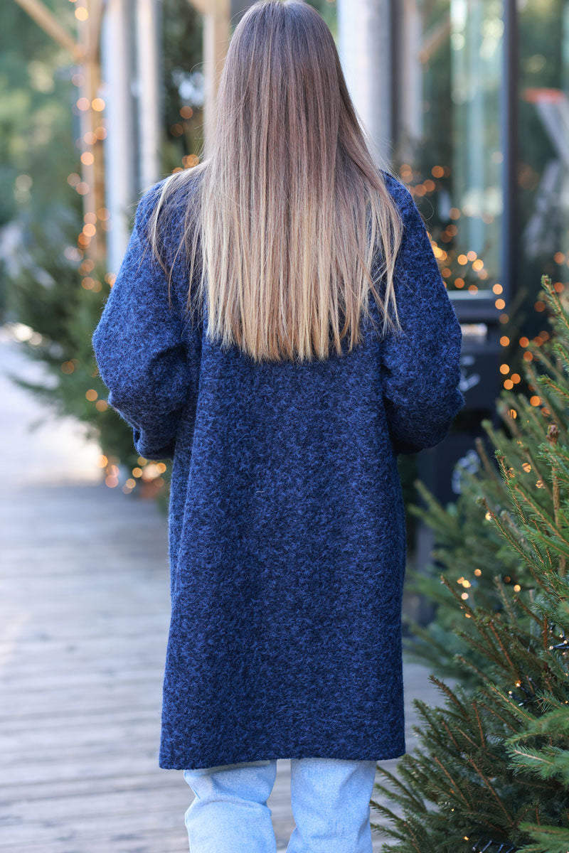 Navy blue Classic Tailored Coat