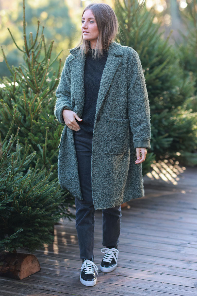 Olive Classic Tailored Coat