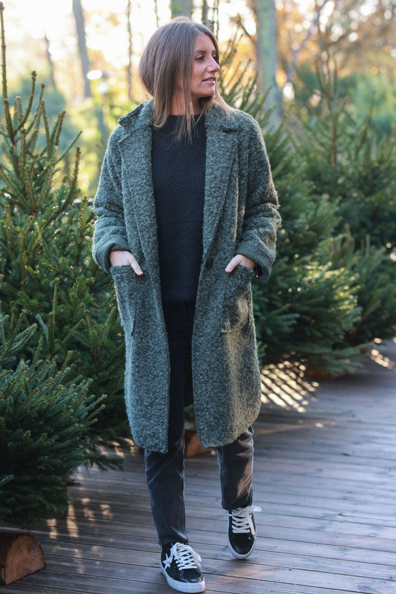 Olive Classic Tailored Coat