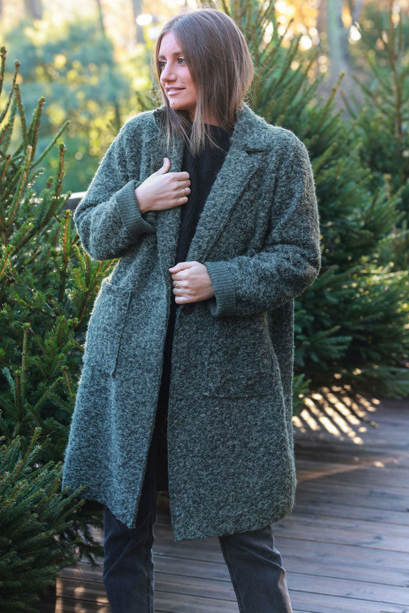 Olive Classic Tailored Coat