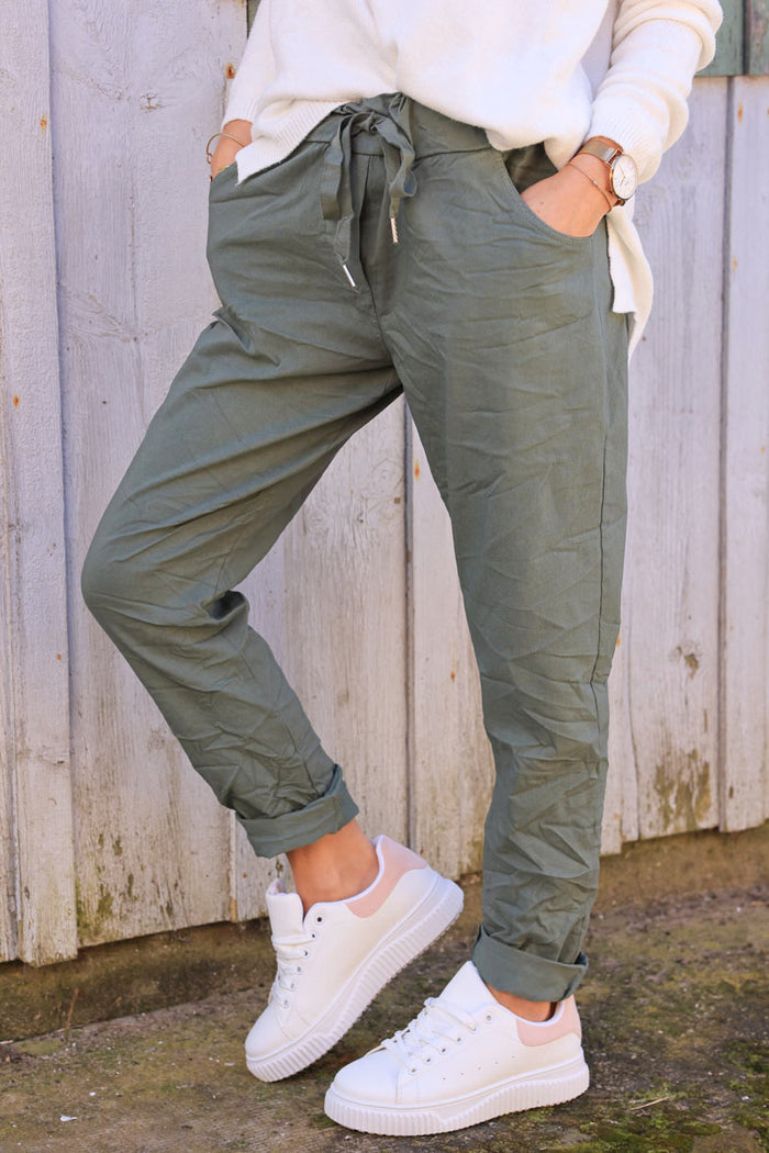 Pantalon Chino L.L. Bean – Taille 8 Regular – Jambes Droites Kaki Stretch – Occasion Excellent état