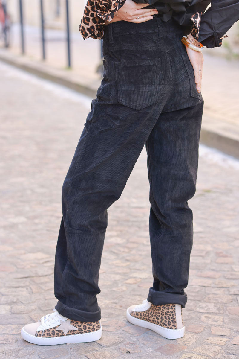 Black Corduroy Pants