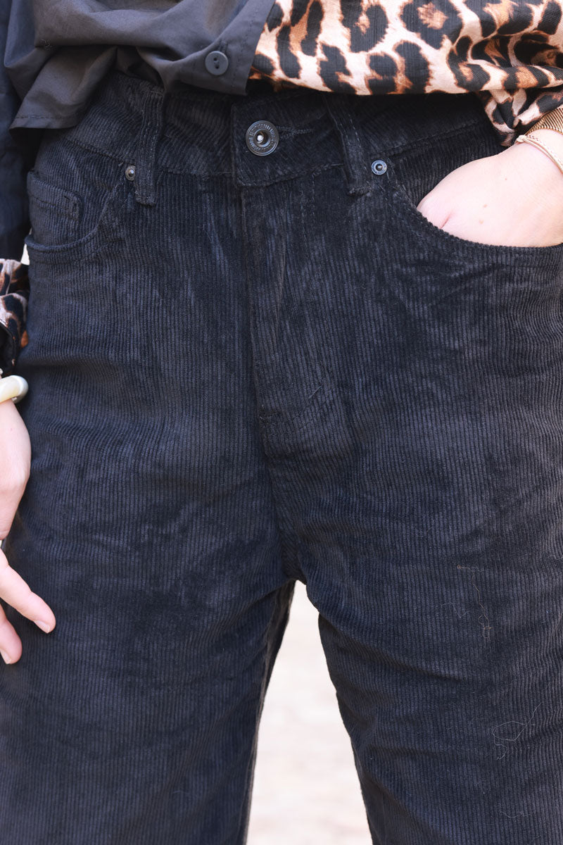 Black Corduroy Pants