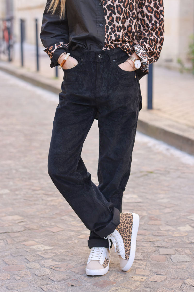 Black Corduroy Pants