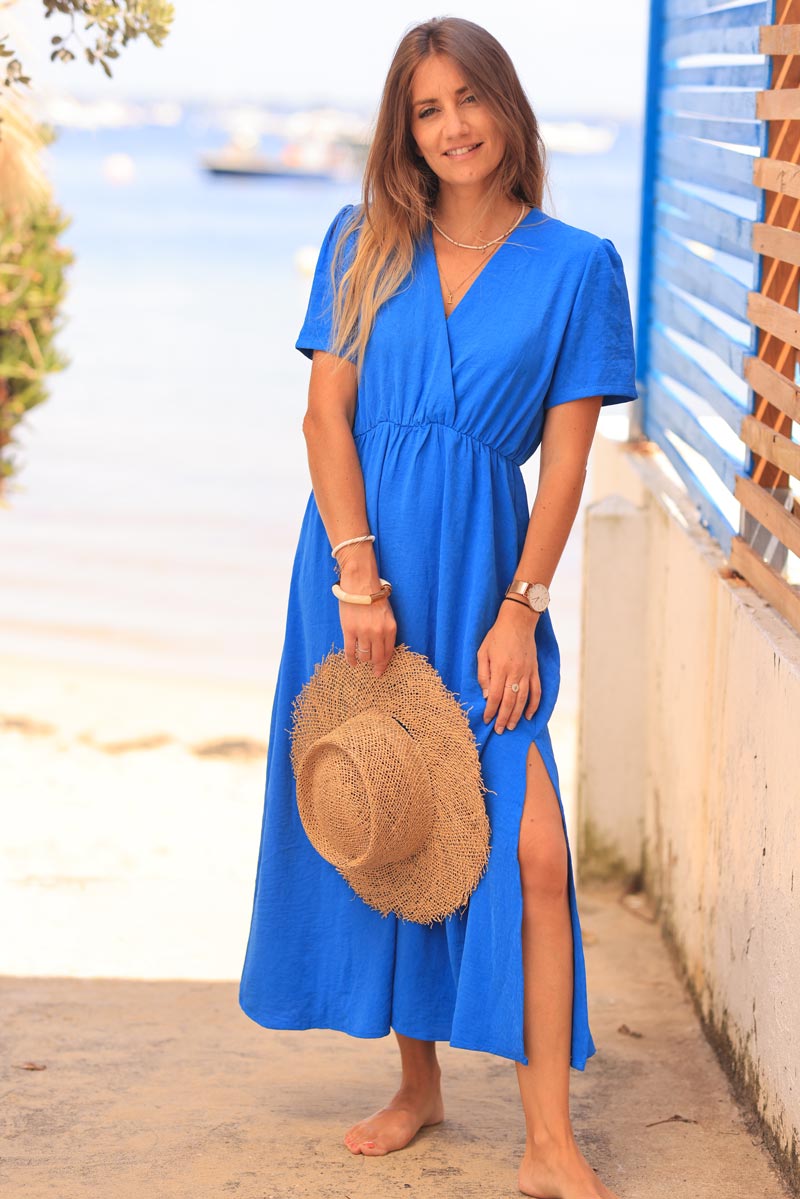 HOT Robe Longue Zara Robe Bleu Roi Zara Robe Longue Fluide