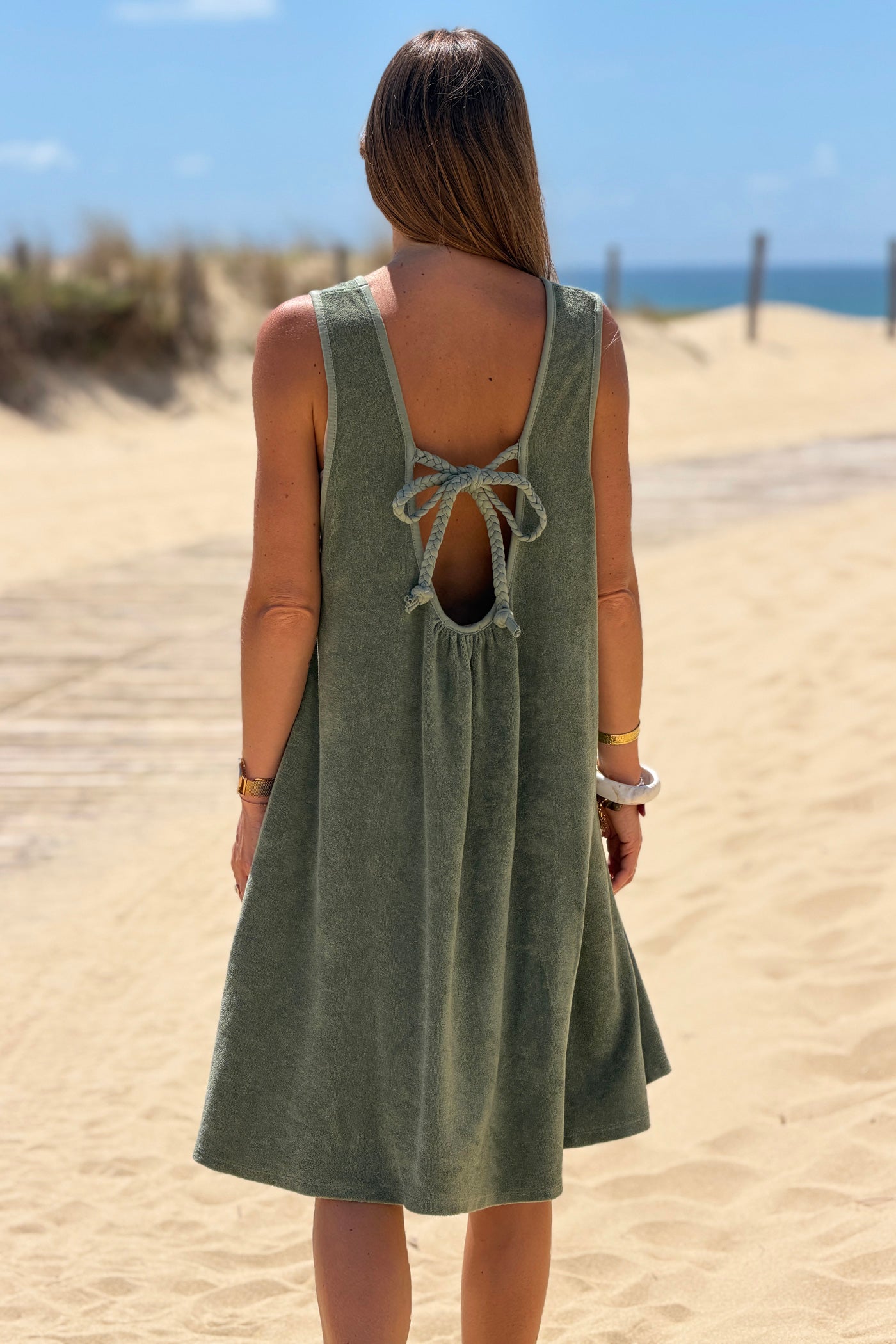 Sage Micro Terry Swim Cover
