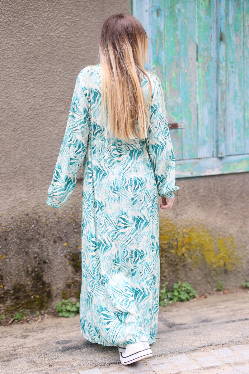 Floral printed cheap maxi shirt dress