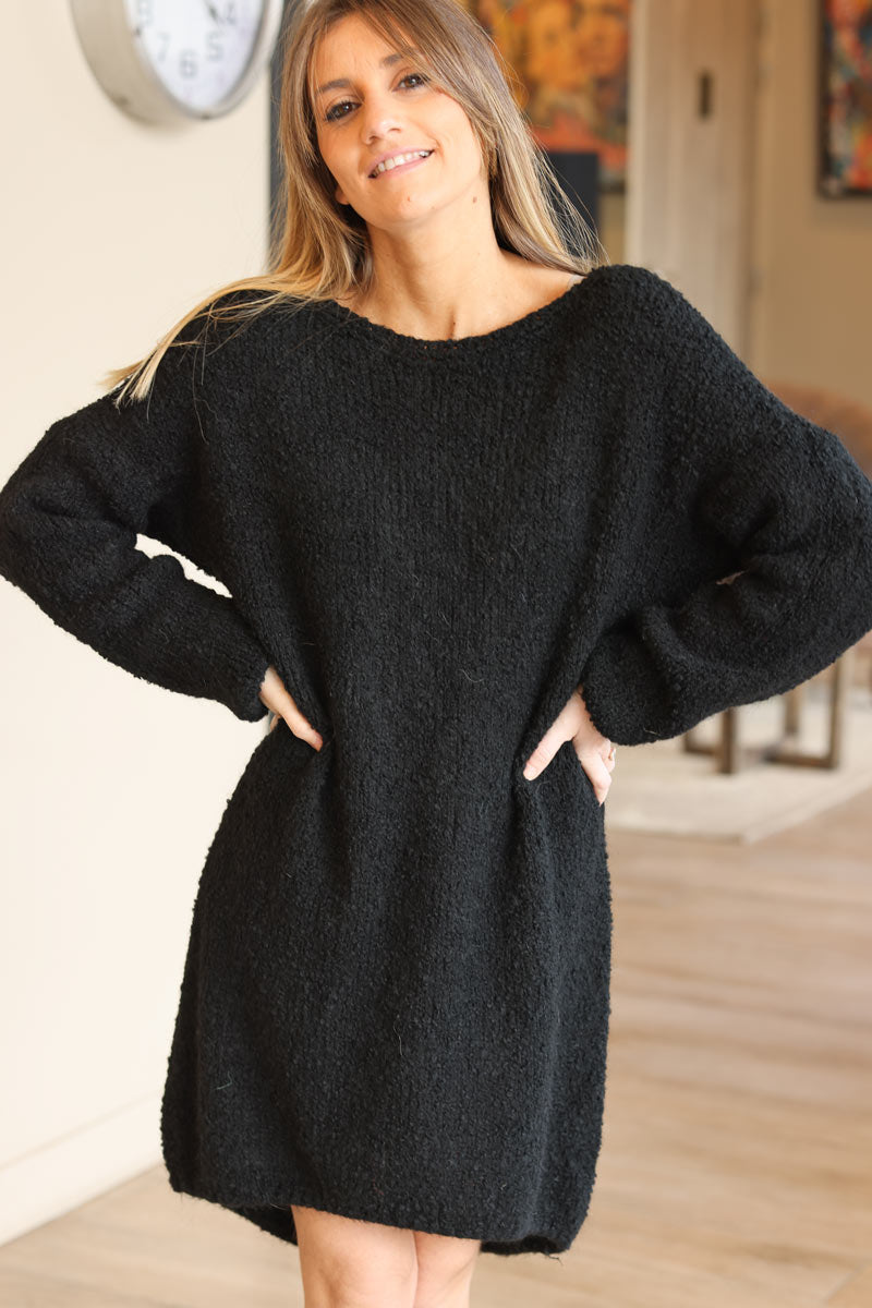 Black mohair hot sale sweater dress