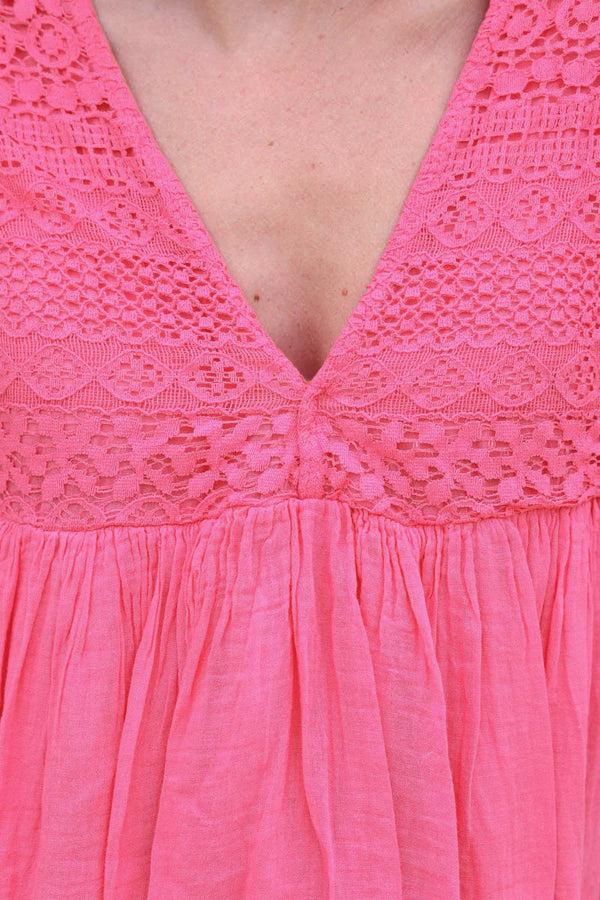 ROBE FUSCHIA ÉBLOUISSANTE FEMME JELLY THE CARG LARGE