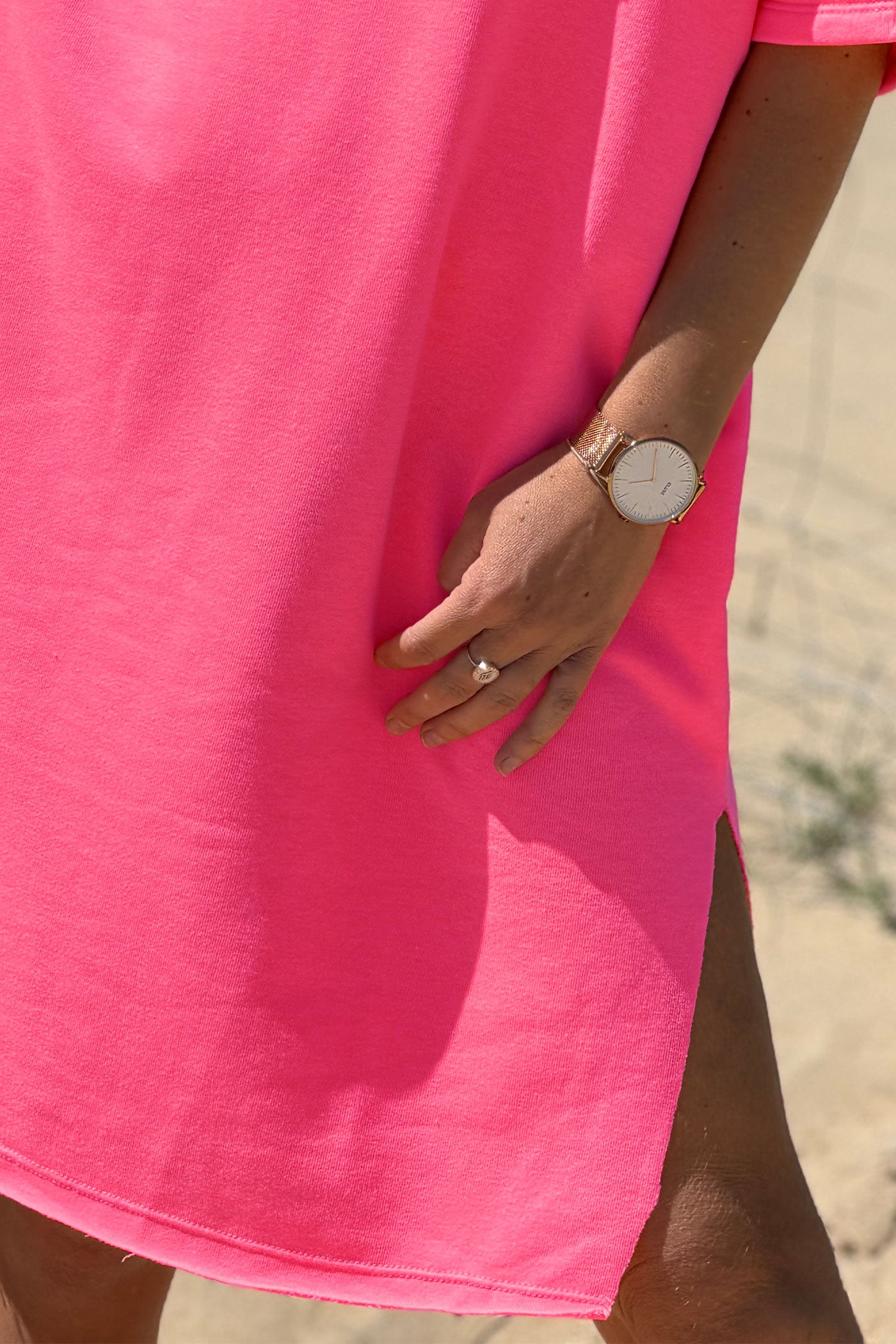 Pink ICONIC CLUB Varsity Dress
