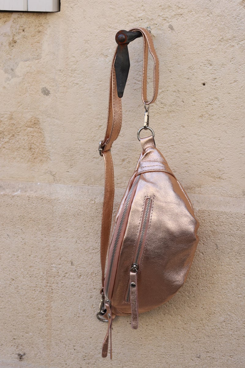 Metallic discount bum bag