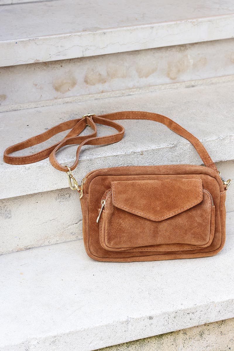 Pochette best sale femme camel