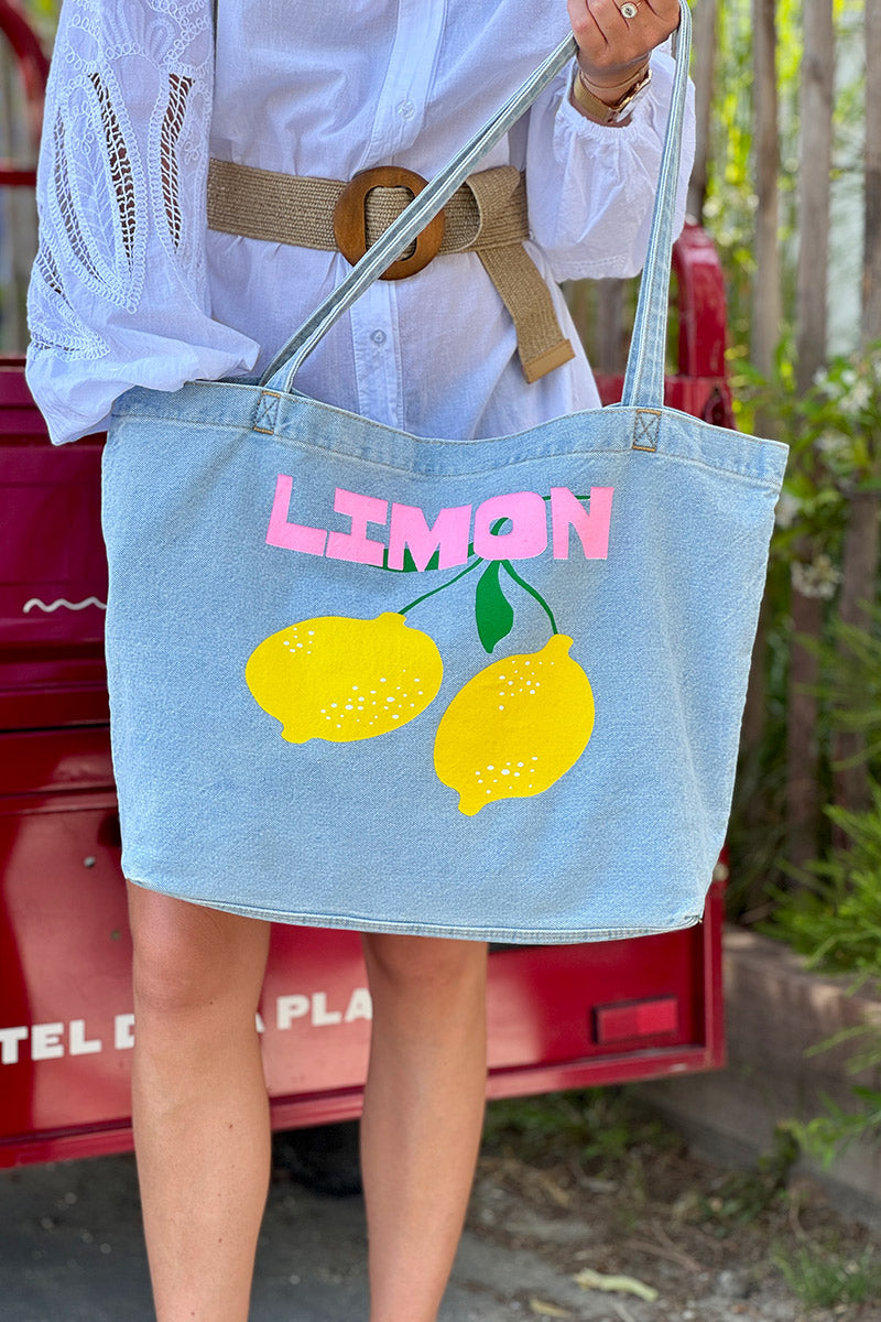 Light Denim Limon Tote