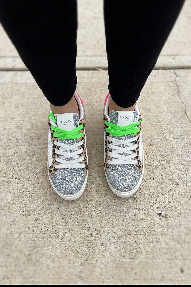 Leopard Eclectic Patchwork Trainers