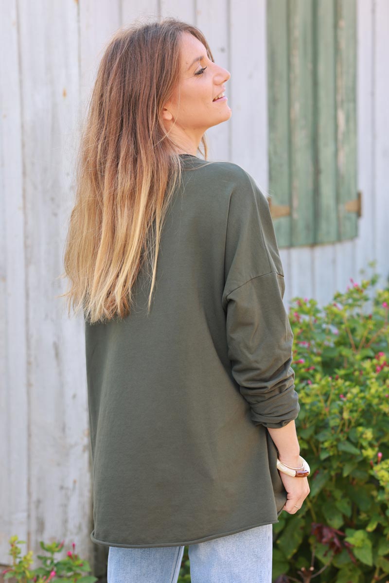 Khaki Desert Nights Long-Sleeve Tee