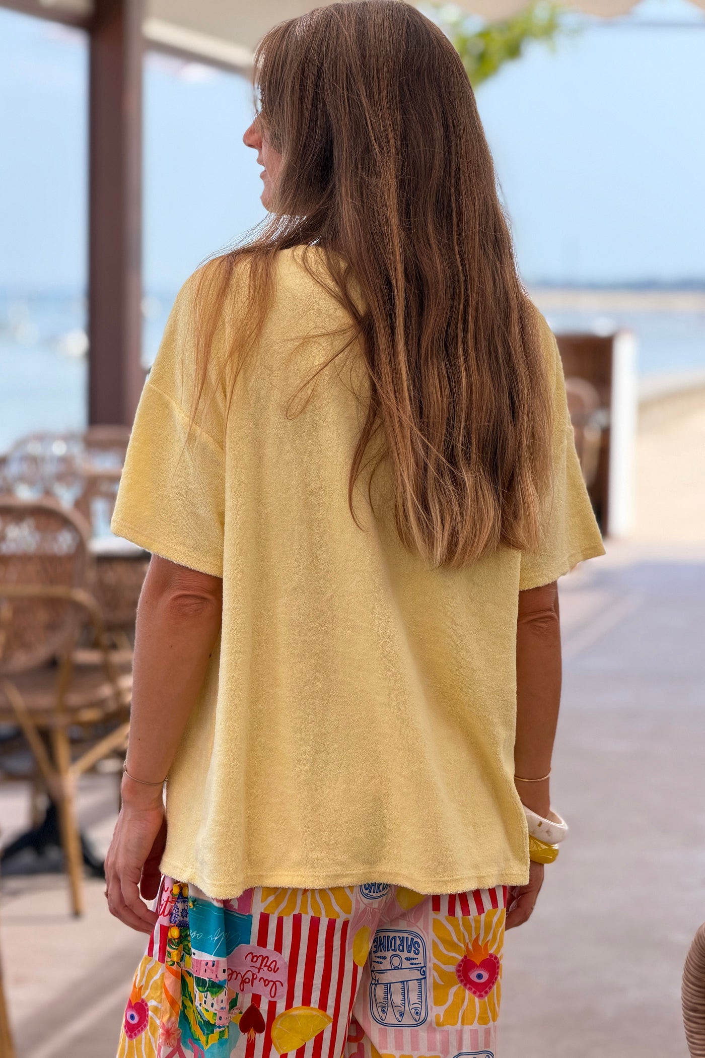 Butter “Out of Office” Terry Swim Cover
