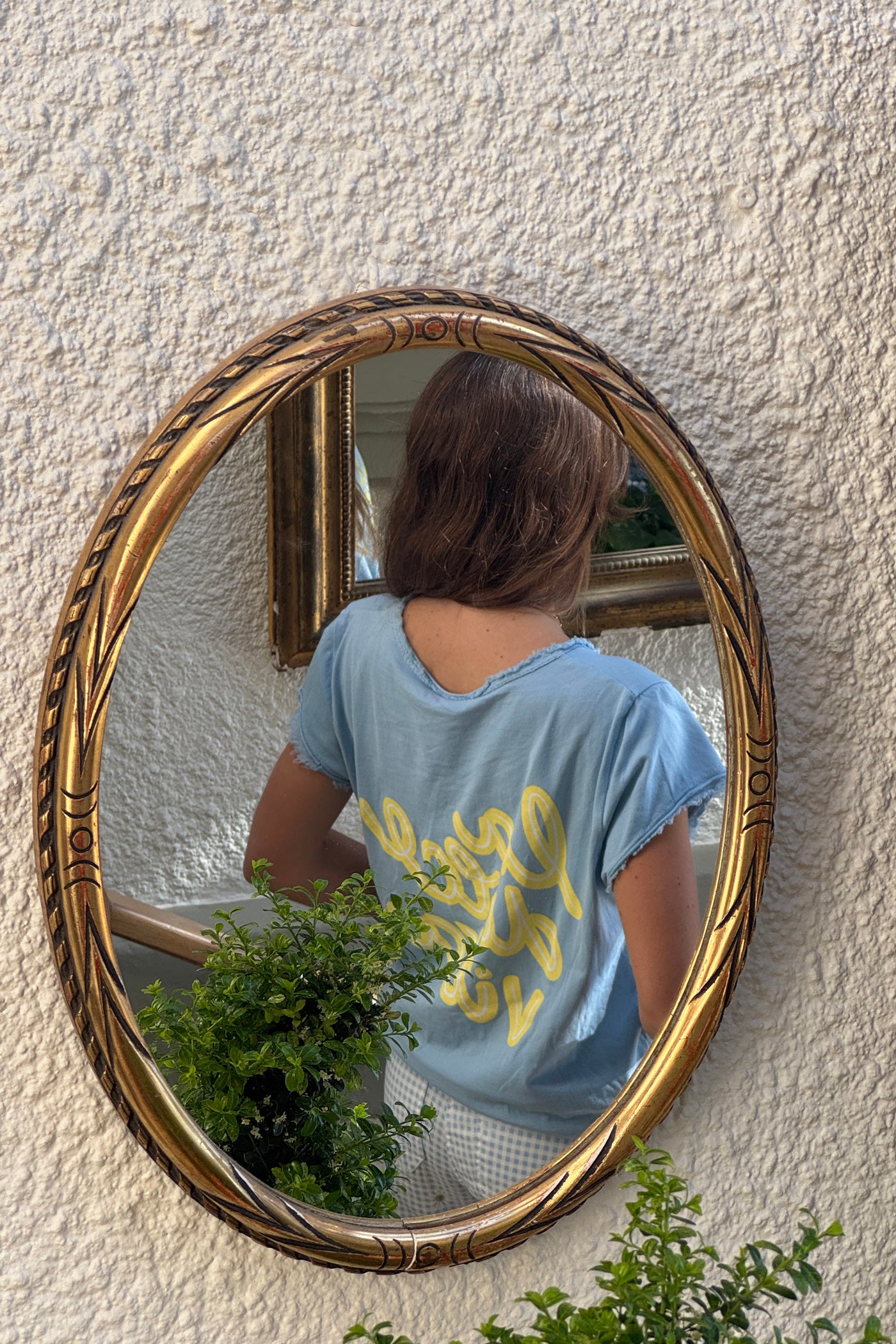 Tshirt bleu Dolce Vita finitions franges