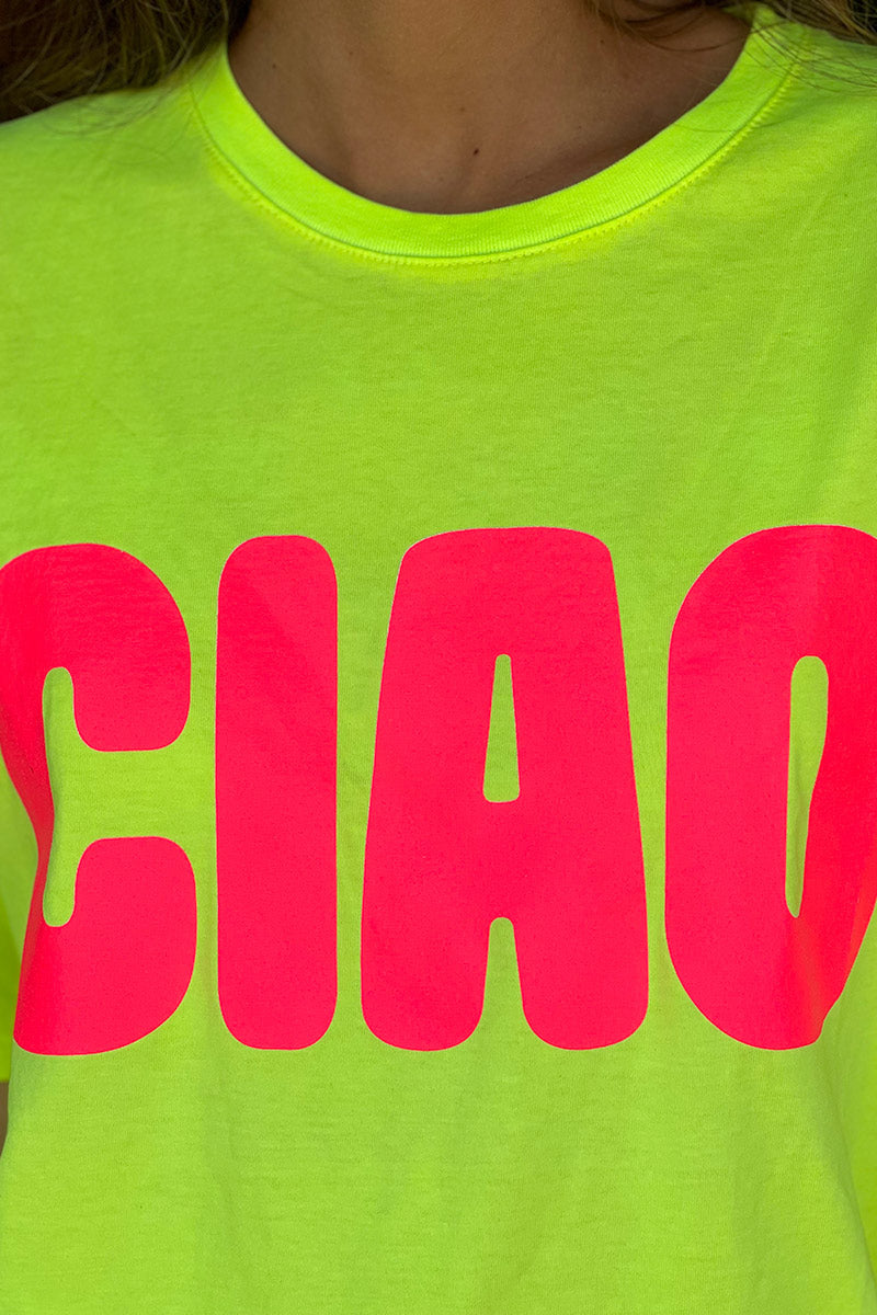 Yellow CIAO Tee
