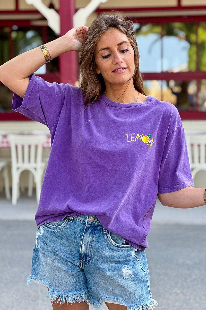 Purple Lemon Vintage T-Shirt
