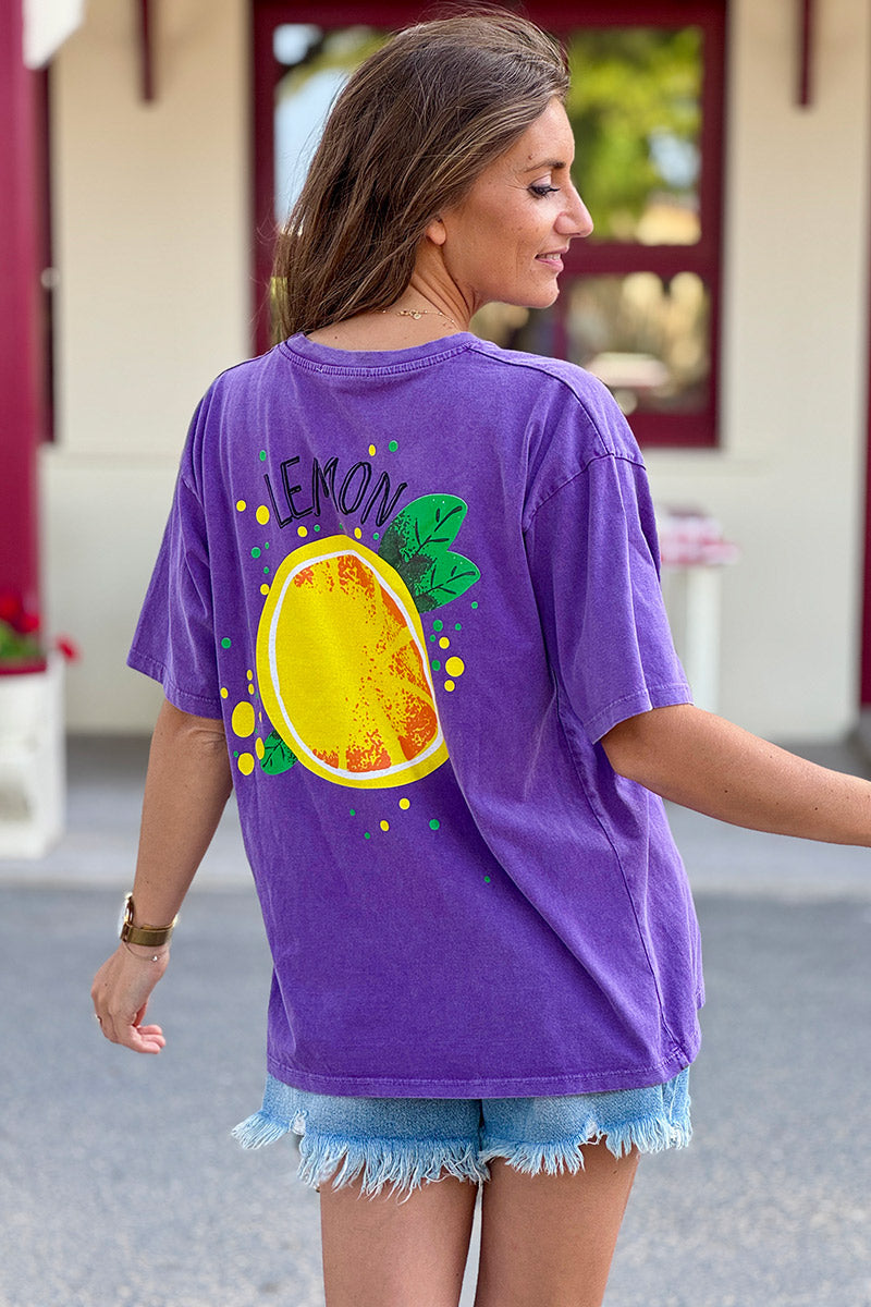 Purple Lemon Vintage T-Shirt