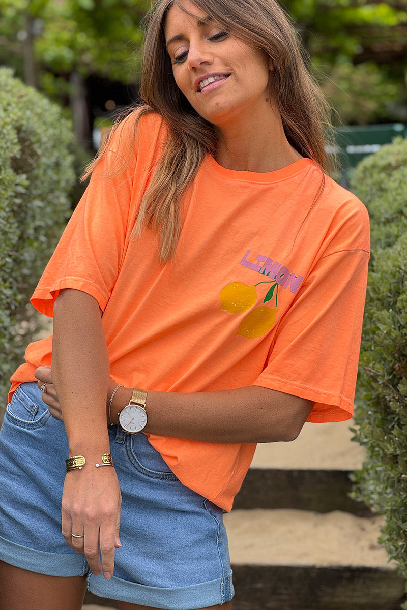 Neon Orange Limoncello Tee