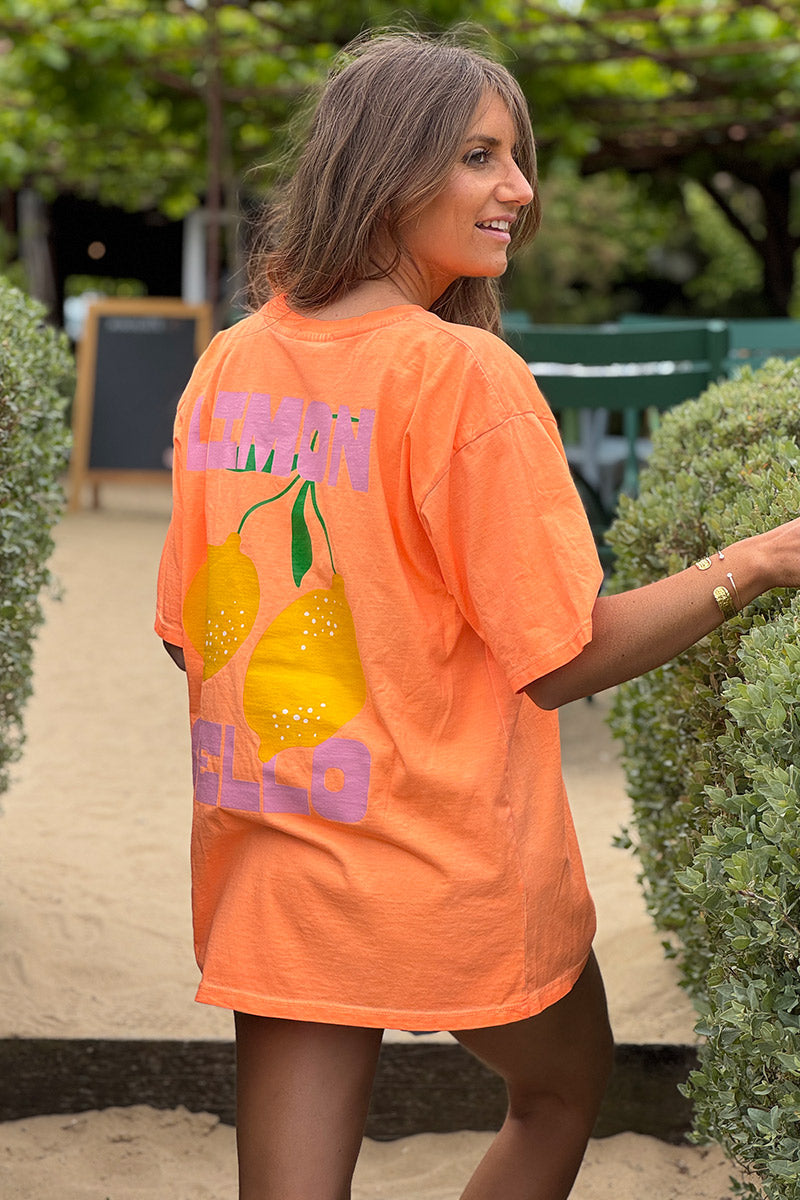 Neon Orange Limoncello Tee