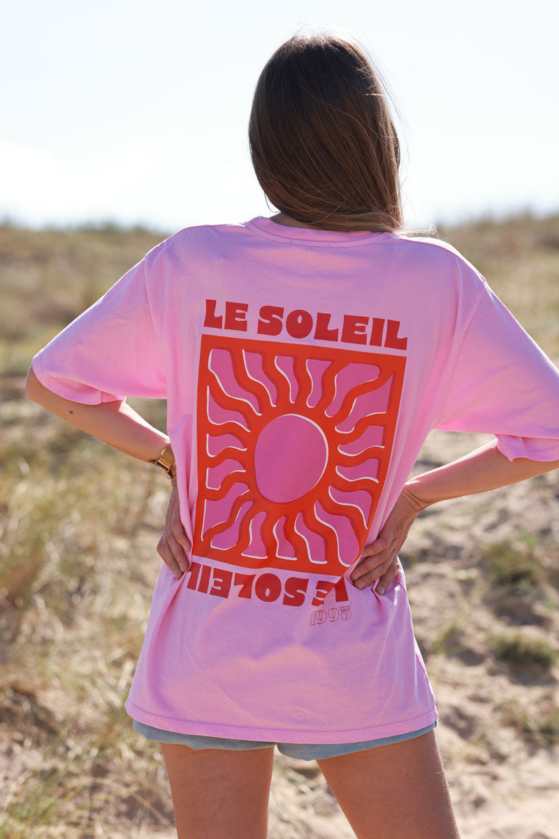 Light Pink Le Soleil Jersey Tee